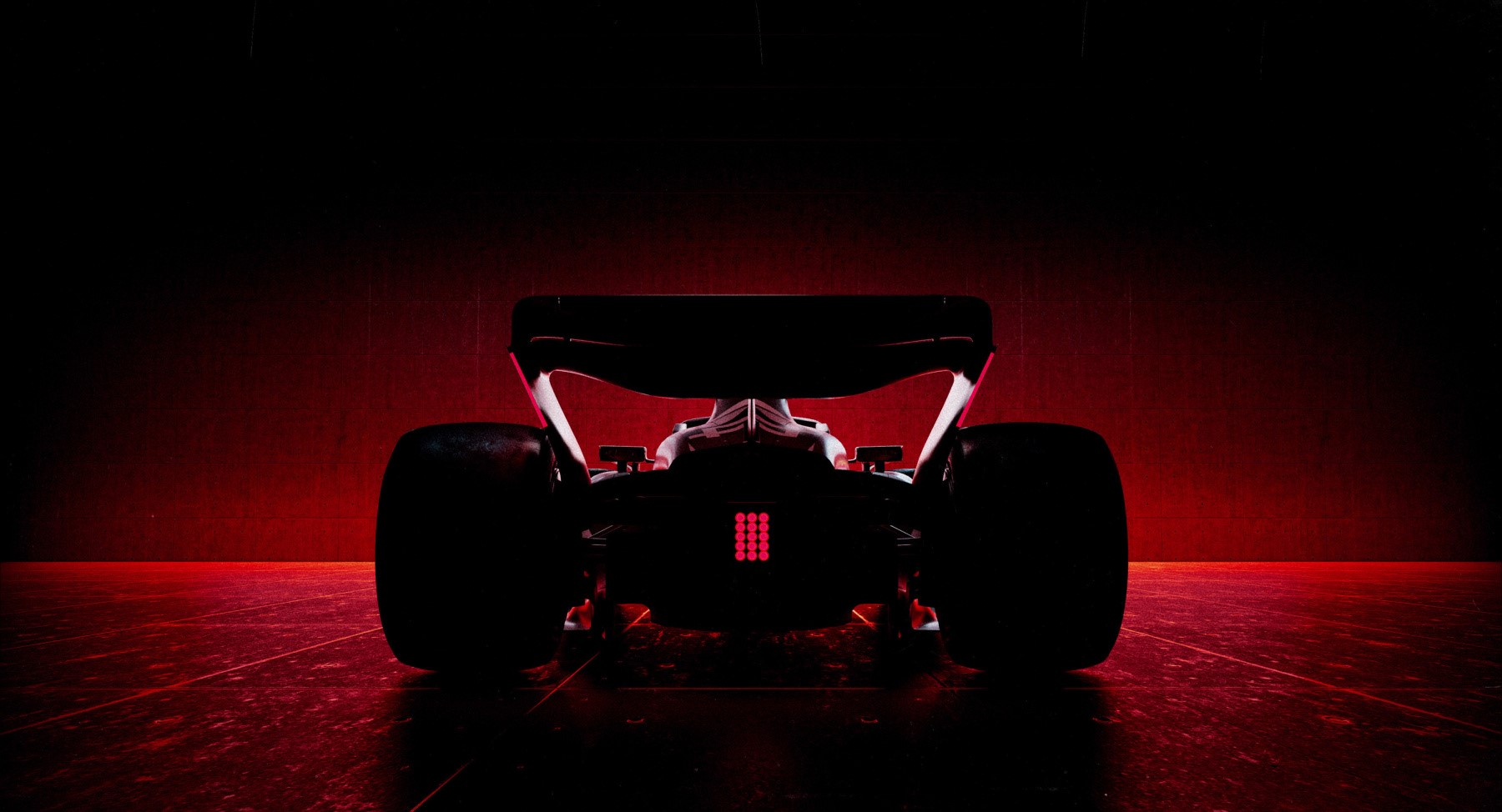 Formule 1, vue de derrière